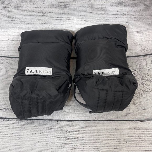 7 A.M. Enfant Other - 7 A.M. Enfant Kids Warmmuffs Black Large 6T+